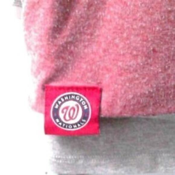 Nike Washington Nationals Dri-Fit T-Shirt Size M Gray/Red Athletic Cut - Picture 8 of 10